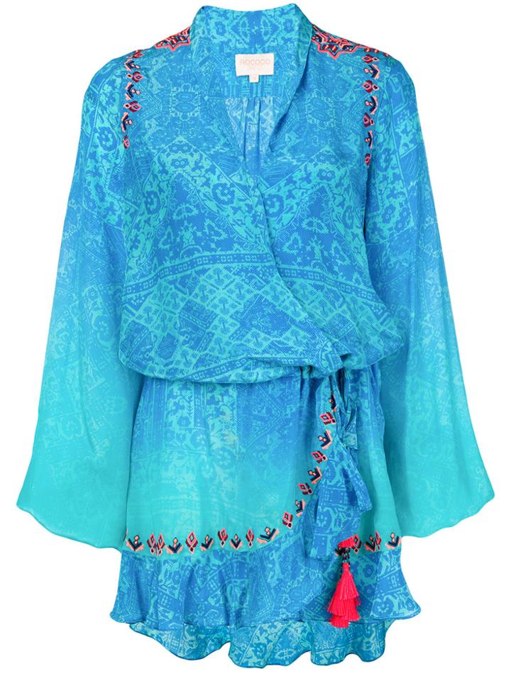 Rococo Sand Doodle Dress - Blue