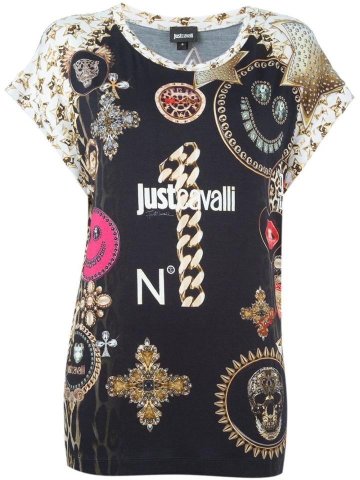 Just Cavalli Jewel Print T-shirt