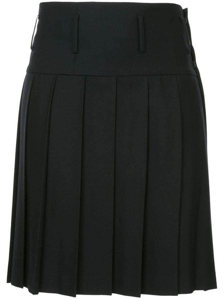 Comme Des Garçons Vintage Pleated Skirt - Blue