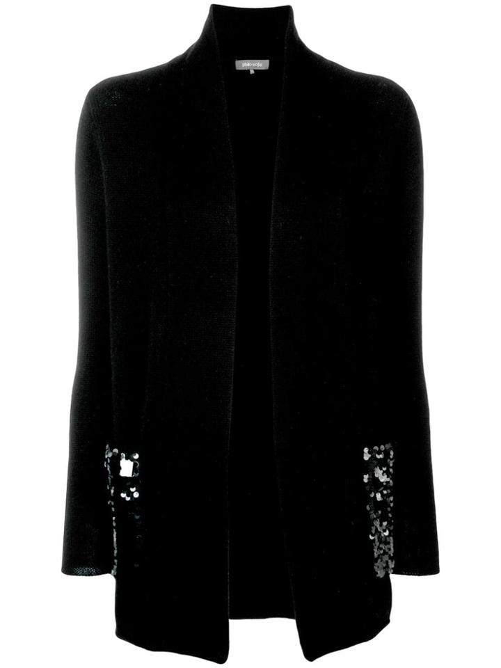 Philo-sofie Sequin Pockets Cardigan - Black