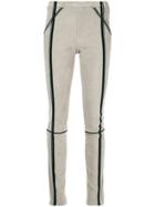 Haider Ackermann Grey Suede Leggings - Green