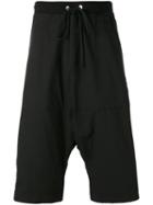 Lost & Found Rooms - Drop-crotch Shorts - Men - Cotton/spandex/elastane - L, Black, Cotton/spandex/elastane