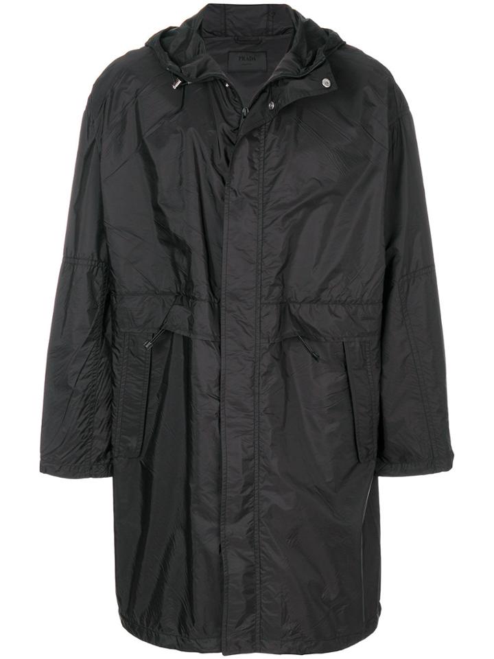 Prada Lightweight Nylon Parka - Black