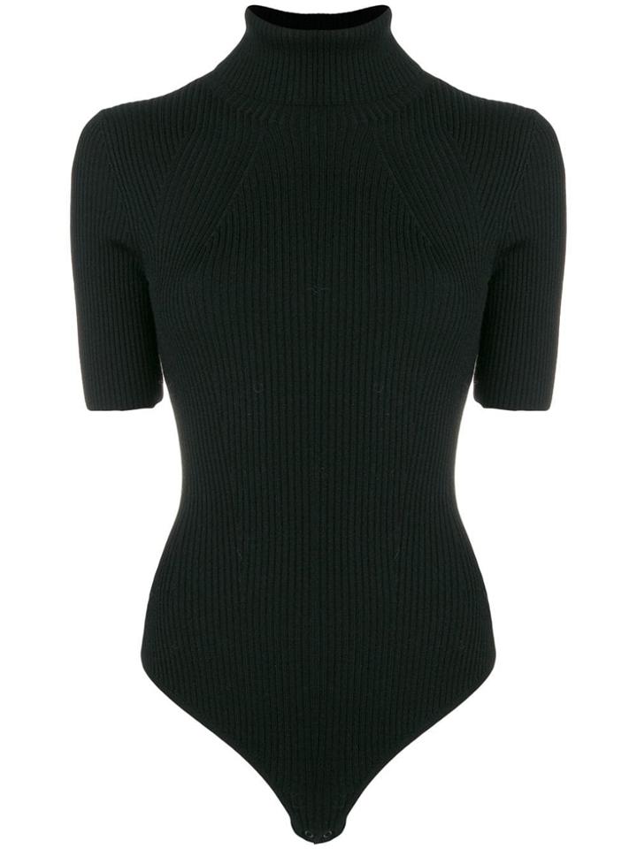 3.1 Phillip Lim Ribbed Turtleneck Bodysuit - Black