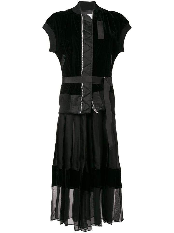 Sacai Sacai 1804047 001 Black Natural (vegetable)->cotton