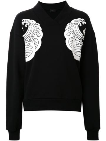 G.v.g.v. 'nami' Kimono Collar Sweathshirt