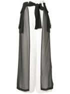 Taylor Transpire Sheer Wrap Trousers - White
