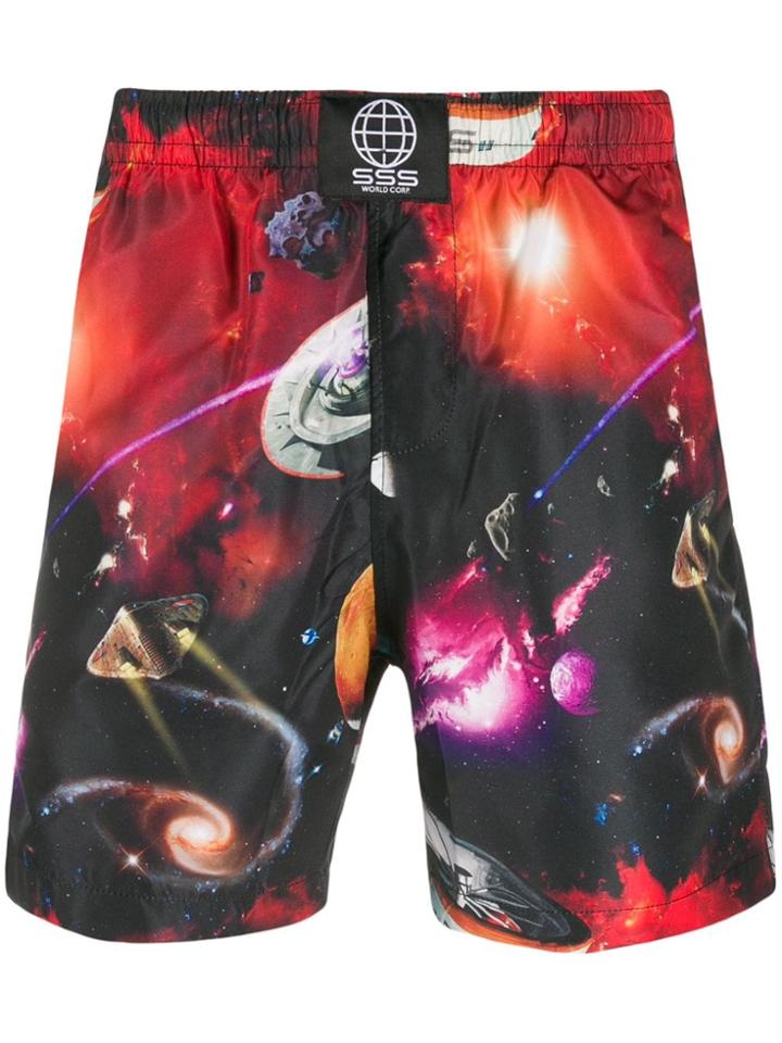 Sss World Corp Journey Quickdry Swim Shorts - Black