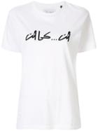 White Printed Arabic You As Is T-shirt