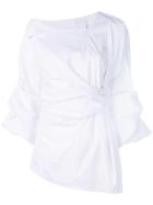 Acler Draped Shirt - White