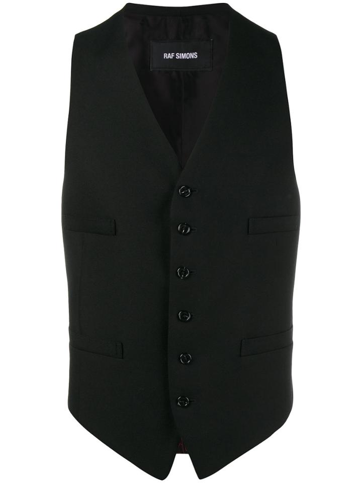 Raf Simons Black Classic Waistcoat
