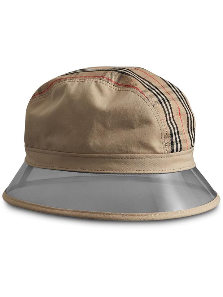 Burberry 1983 Check Bucket Hat - Nude & Neutrals
