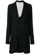 Aleksandr Manamïs - Lightweight Blazer - Women - Cotton/linen/flax - 2, Black, Cotton/linen/flax