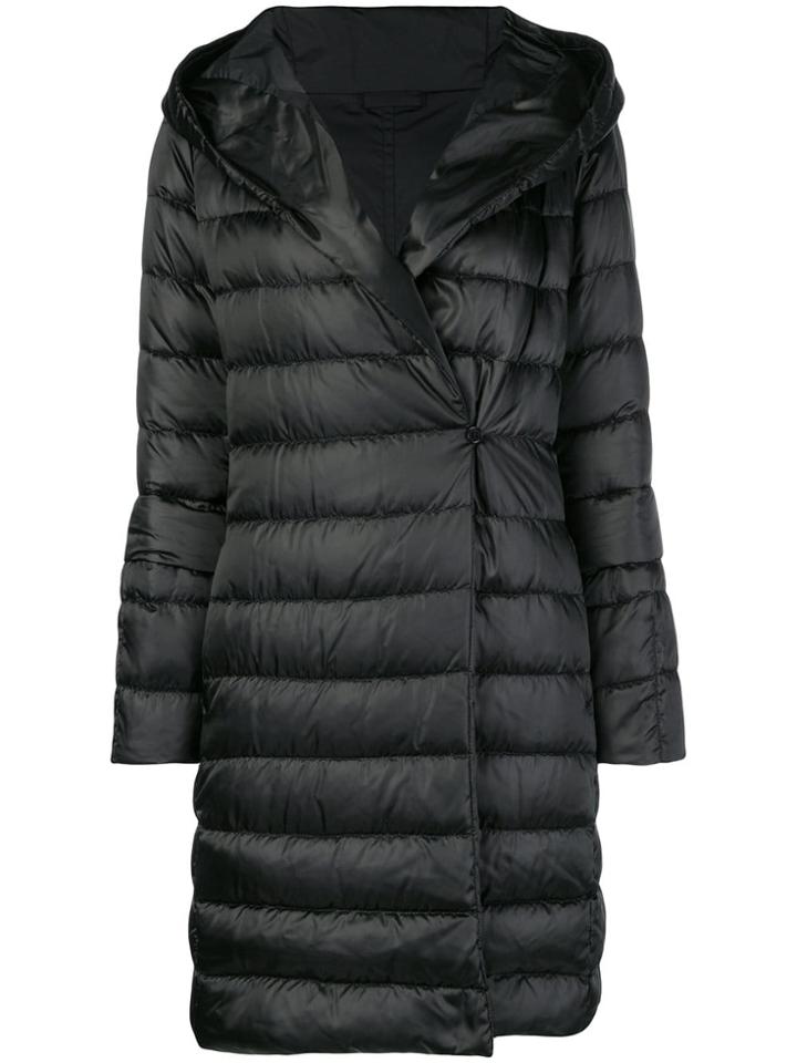 Max Mara Long Padded Coat - Black