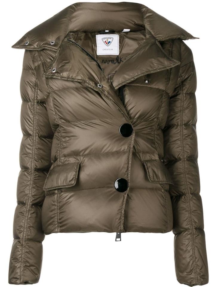 Rossignol Snap Fastening Padded Jacket - Green