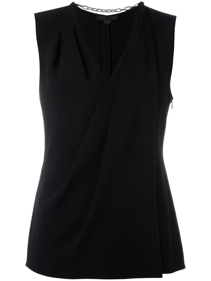 Alexander Wang Bike Chain Tank Top, Women's, Size: 8, Black, Spandex/elastane/acetate/viscose