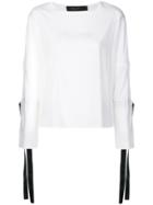 Federica Tosi Tie Sleeve Blouse - White
