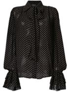 Twin-set Polka-dot Shirt - Black