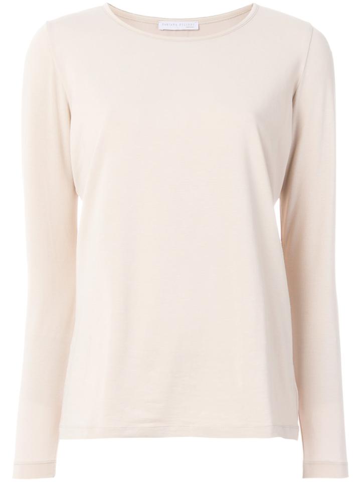 Fabiana Filippi Long Sleeve Top - Nude & Neutrals