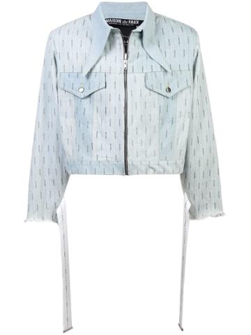 Maison The Faux Mr/mrs Stone Denim Jacket - Blue