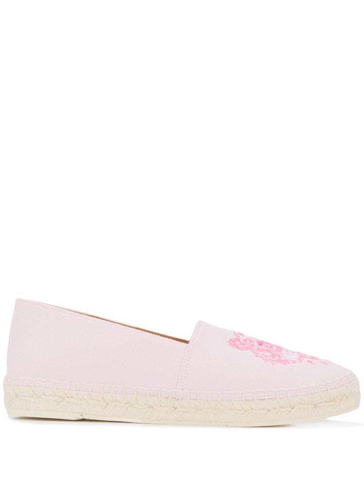 Kenzo Logo Tiger Espadrilles - Pink