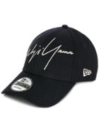 Yohji Yamamoto Contrast Logo Baseball Cap - Blue
