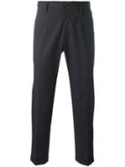 Dolce & Gabbana Tailored Trousers, Men's, Size: 48, Grey, Cotton/spandex/elastane