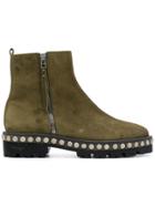 Kennel & Schmenger Studded Sole Boots - Green