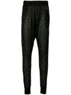 Thomas Wylde - Tanoak Track Pants - Women - Lyocell - S, Black, Lyocell