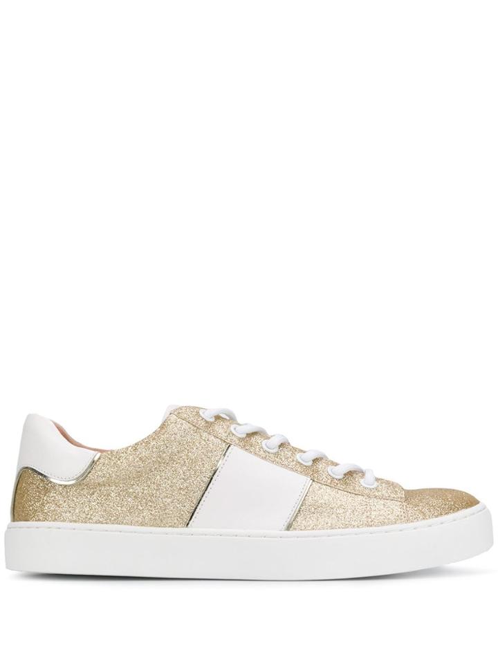 Twin-set Sequin Sneakers - Gold