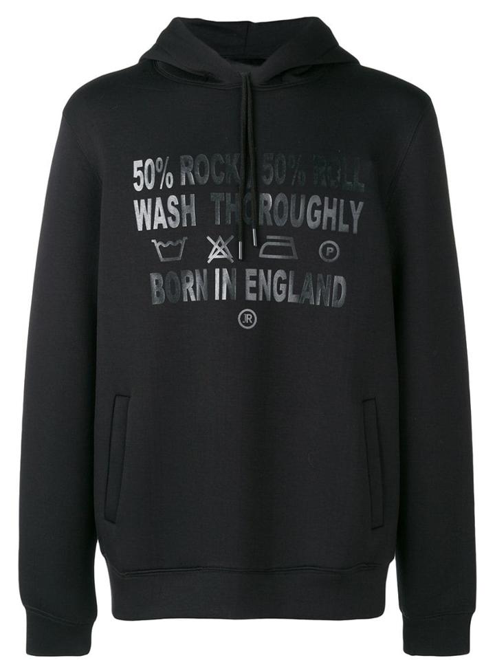John Richmond Born In England Hoodie - Black