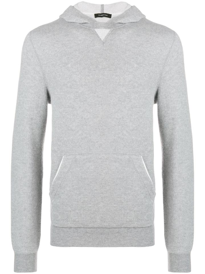Ermenegildo Zegna Hooded Sweatshirt - Grey