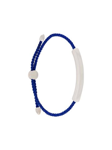 Monica Vinader Linear Large Majorelle Blue Friendship Bracelet