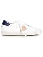 Philippe Model Logo Patch Sneakers, Women's, Size: 38, White, Leather/rubber