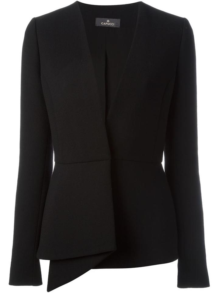 Capucci Pleated Detail Blazer