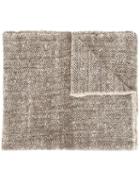 Denis Colomb 'ise' Scarf, Men's, Brown, Yak/silk