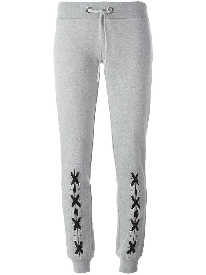 Philipp Plein 'fauno' Track Pants, Women's, Size: Xs, Grey, Cotton