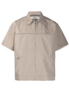 Misbhv Zip-front Shirt Jacket - Neutrals
