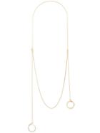 Jil Sander Hoop Wrap-around Style Necklace - Gold