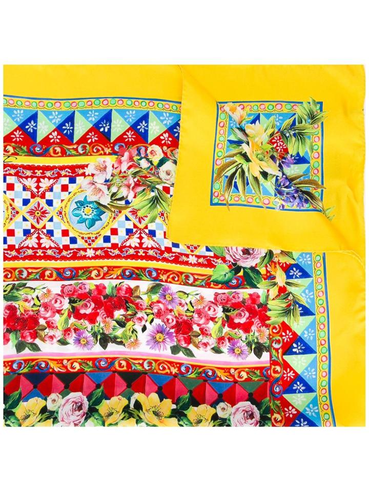 Dolce & Gabbana Mambo Print Scarf - Multicolour