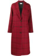 Red Valentino Houndstooth Oversized Coat