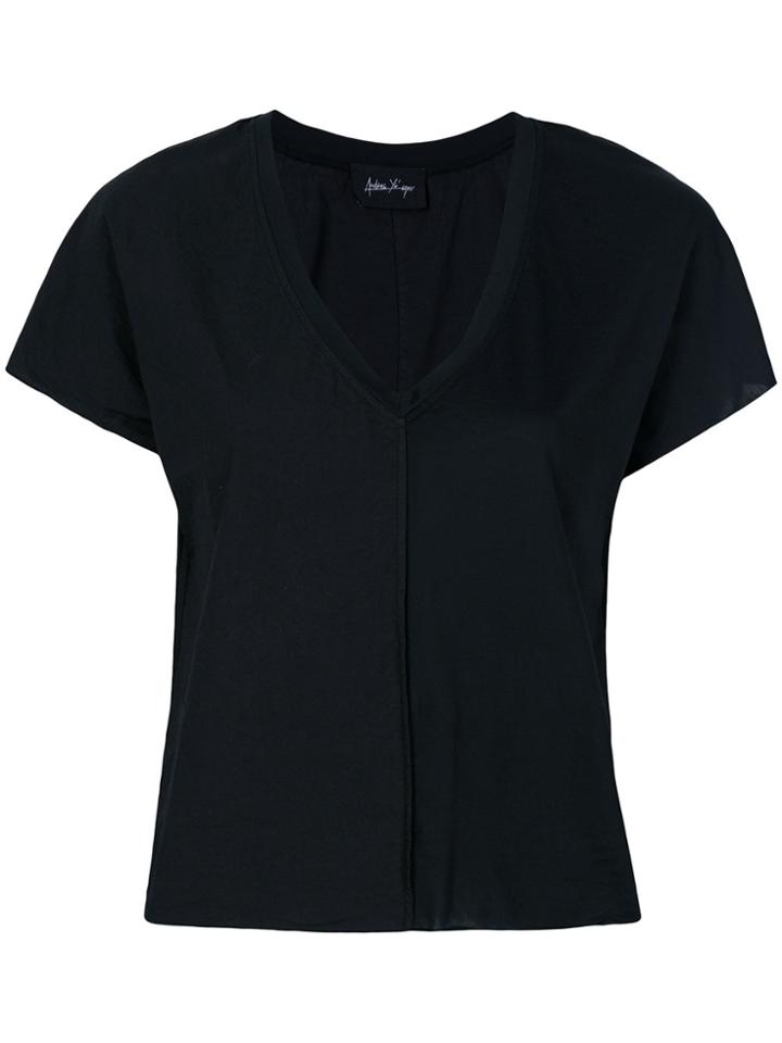Andrea Ya'aqov Loose Fit T-shirt - Black