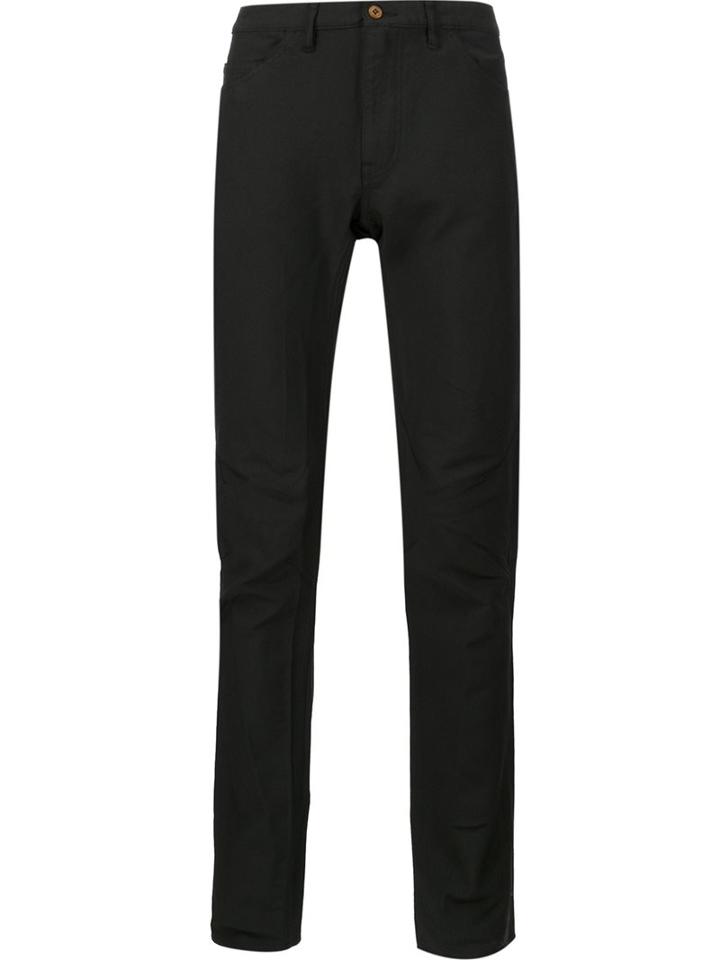 Comme Des Garçons Homme Plus Skinny Trousers, Men's, Size: Large, Black, Polyester