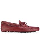 Tod's Bow Detail Loafers - Red