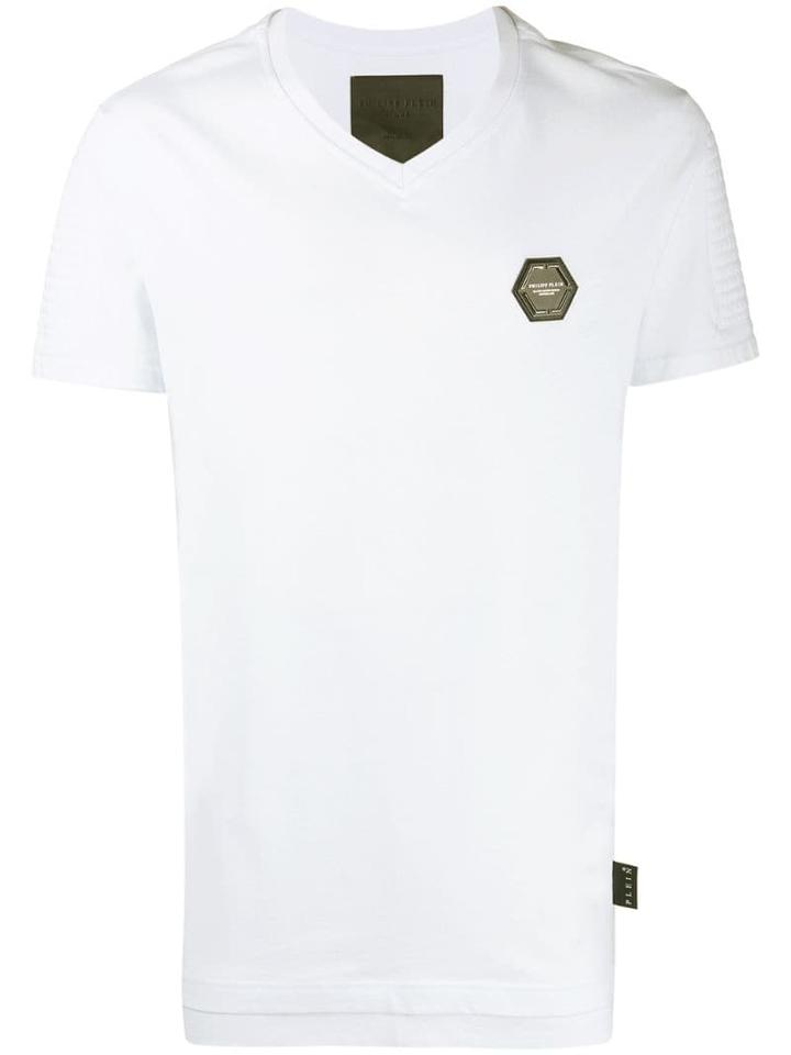 Philipp Plein Statement V-neck T-shirt - White