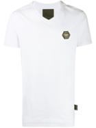 Philipp Plein Statement V-neck T-shirt - White