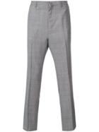 Lanvin Checkered Trousers - Grey