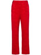 Rosie Assoulin Oboe Jacquard Trousers - Red