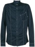 Armani Jeans All Over Print Shirt - Blue