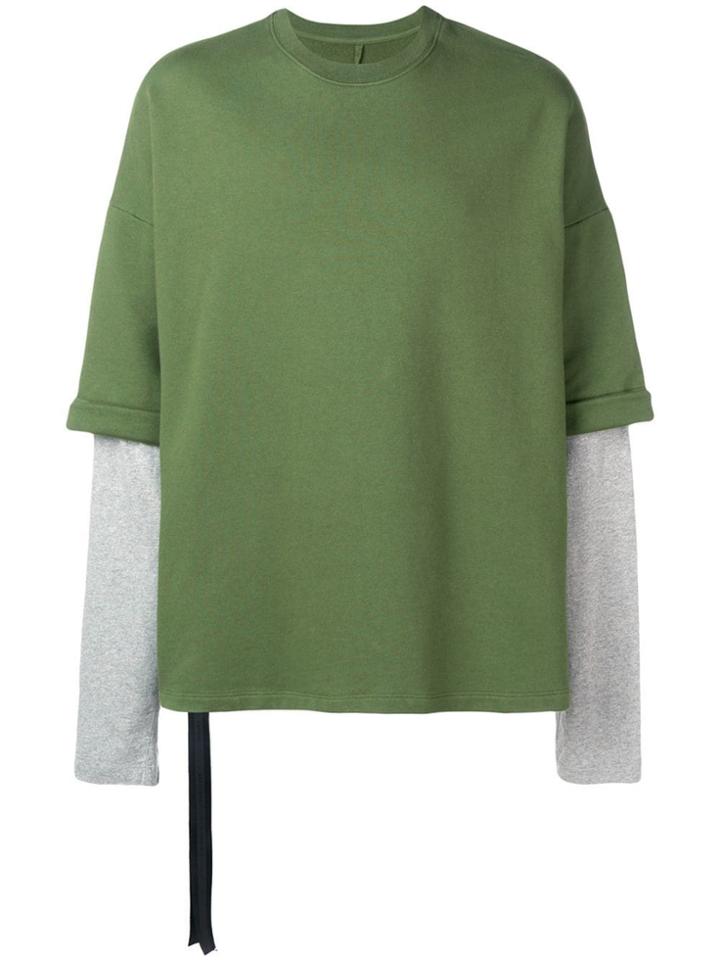Unravel Project Green Knit Sweater